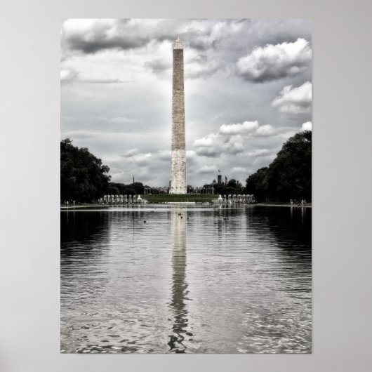 Silver Reflections Washington Monument Poster (Vorne)