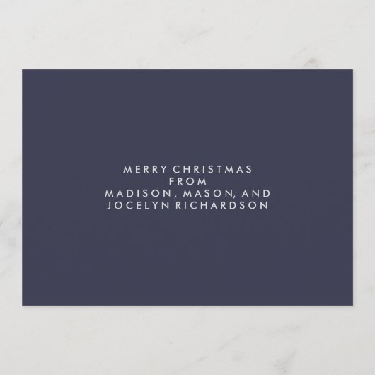 Silver Refreude | Moderne Typografie mit Ihrem Fot (Rückseite)