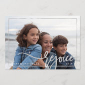 Silver Refreude | Moderne Typografie mit Ihrem Fot (Vorderseite)