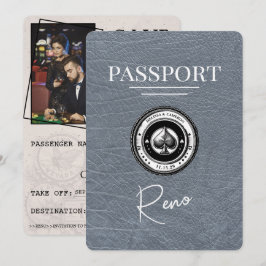 Silver Reno Passport Save the Date