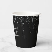 Silver Retirement Party, Custom Paper Cup Pappbecher (Rückseite)