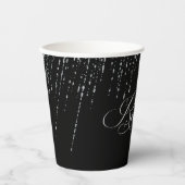 Silver Retirement Party, Custom Paper Cup Pappbecher (Vorderseite)