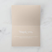 Silver Retro Disco Brautparty Dankeskarte (Innenseite)