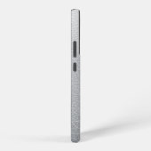 Silver Rexine Texture Digital Artwork Samsung Galaxy Hülle (Rechte Seite)