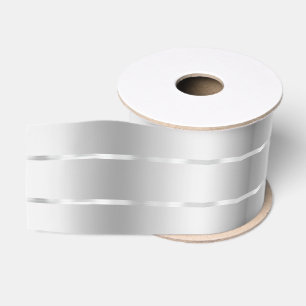 Silver Ribbon Bow Brautparty Ripsband