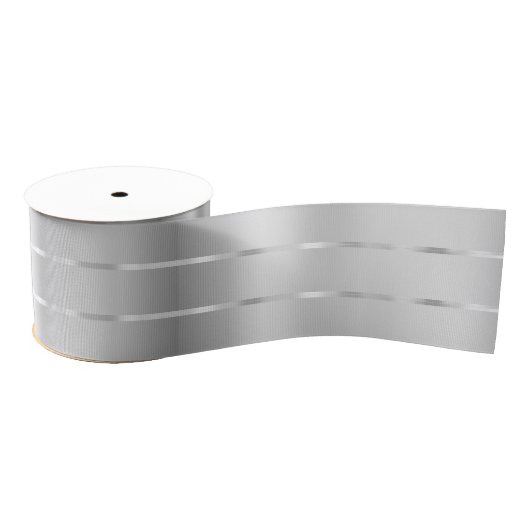 Silver Ribbon Bow Brautparty Ripsband (Spule)