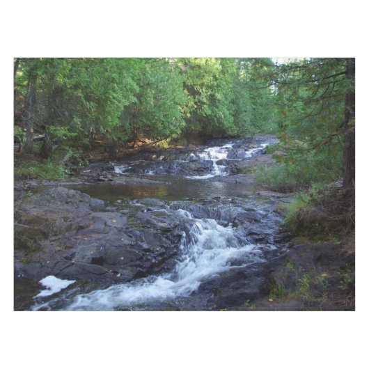 Silver River Falls tablecloth Tischdecke (Vorderseite (Horizontal))