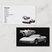 Silver Roadster Visitenkarte (Vorne/Hinten)