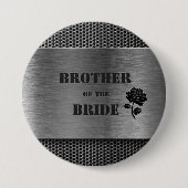 Silver Robo Metal/Brother of the Bride - Button (Vorderseite)