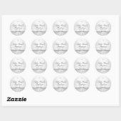 Silver Rose & Cross Baptisse Sticker (Blatt)