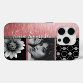 Silver & Rose Gold Foto Collage - Anpassen Case-Mate iPhone Hülle (Rückseite (Horizontal))