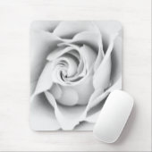 Silver Rose Mousepad (Mit Mouse)