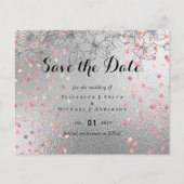 Silver Rosegold WEDDING Metallic Glitzer BUDGET (Vorderseite)