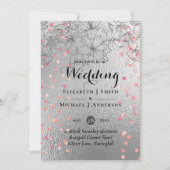 Silver Rosegold WEDDING Metallic Glitzer BUDGET (Vorderseite)