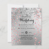 Silver Rosegold WEDDING Metallic Glitzer BUDGET (Vorderseite)