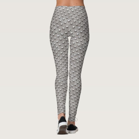 Silver Round Jewels Leggings (Rückseite)