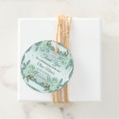 Silver Royal Green Quinceanera Geburtstag Geschenkanhänger (Beispiel)