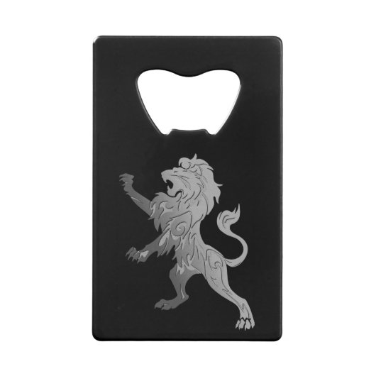 Silver Royal Lion Geldbeutel Flaschenöffner (Rückseite)