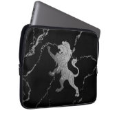Silver Royal Lion Laptopschutzhülle (Vorne Rechts)