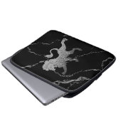 Silver Royal Lion Laptopschutzhülle (Vorne Knopf)