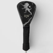 Silver Royal Lion Monogram Golf Headcover (Vorderseite)