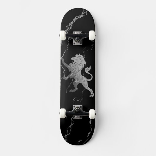 Silver Royal Lion Skateboard (Vorderseite)