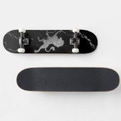Silver Royal Lion Skateboard (Horizontal)