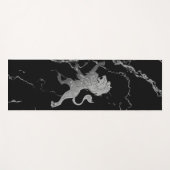 Silver Royal Lion Yogamatte (Vorderseite (Horizontal))