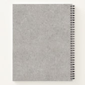 Silver Sable German Shepherd Hund und Custom Text Notizblock (Rückseite)