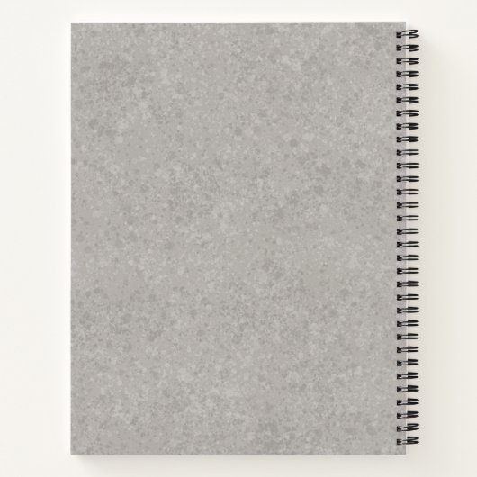 Silver Sable German Shepherd Hund und Custom Text Notizblock (Rückseite)