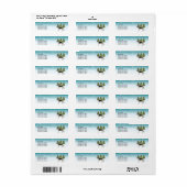 Silver Sable German Shepherd im Winter mit Text (Vorne)