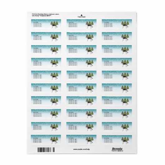 Silver Sable German Shepherd im Winter mit Text (Vorne)