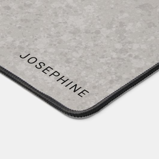 Silver Sable German Shepherder Head and Individuel Schreibtischunterlage (Ecke)