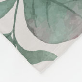Silver Sage Eucalyptus Wedding Fleecedecke (Ecke)