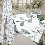 Silver Sage Eukalyptus Greenerity Wedding White Krawatte<br><div class="desc">Eine nur grün und weiß grüne Hochzeitshalle mit Aquarellmalereien in edlem Detail in einem wässrigem Weissgrün vor weißem Hintergrund. Eine klassische grüne Hochzeitsbinde.</div>