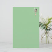 Silver Sage Stationery Briefpapier (Stehend Vorderseite)
