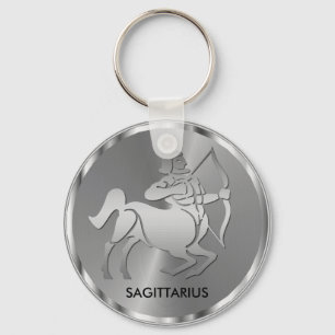 Silver Sagittarius ♐ the Archer - Zodiac-Zeichen Schlüsselanhänger