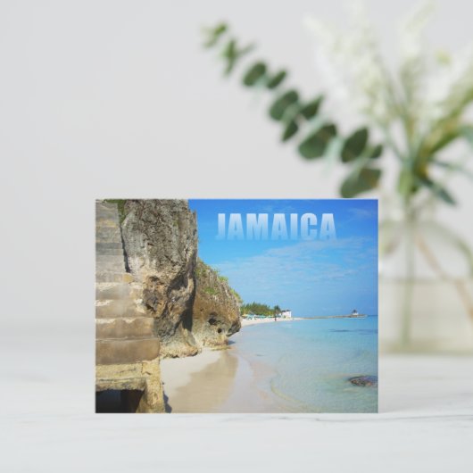 Silver Sands Beach, Trelawny, Jamaika Postkarte (Stehend Vorderseite)