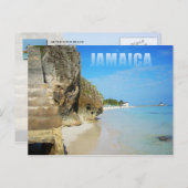 Silver Sands Beach, Trelawny, Jamaika Postkarte (Vorne/Hinten)
