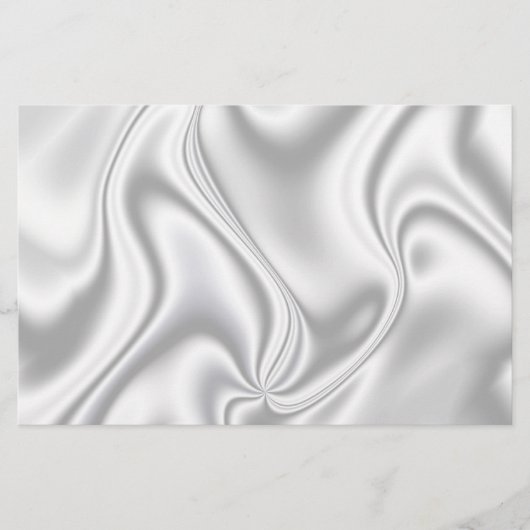 Silver Satin Briefpapier (Vorderseite)