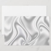 Silver Satin Briefpapier (Vorne/Hinten)