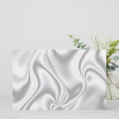 Silver Satin Briefpapier (Stehend Vorderseite)