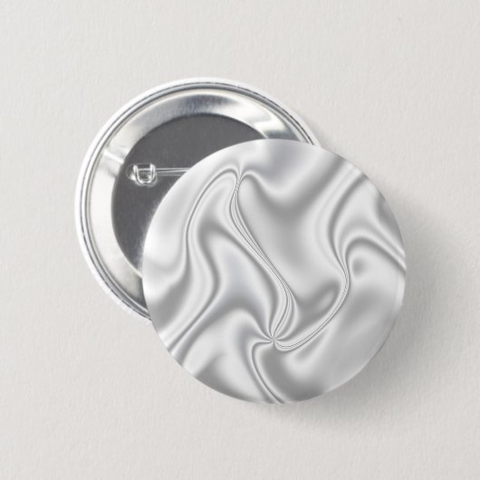 Silver Satin Button (Vorne & Hinten)