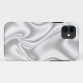 Silver Satin Case-Mate iPhone Hülle (Rückseite (Horizontal))
