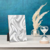 Silver Satin Fotoplatte (Seite)
