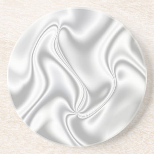 Silver Satin Getränkeuntersetzer
