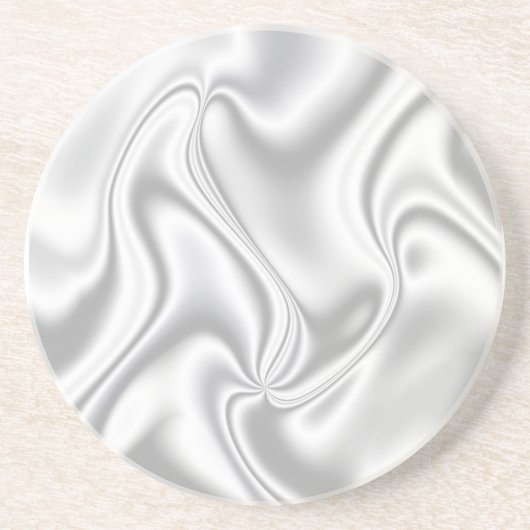 Silver Satin Getränkeuntersetzer (Vorne)