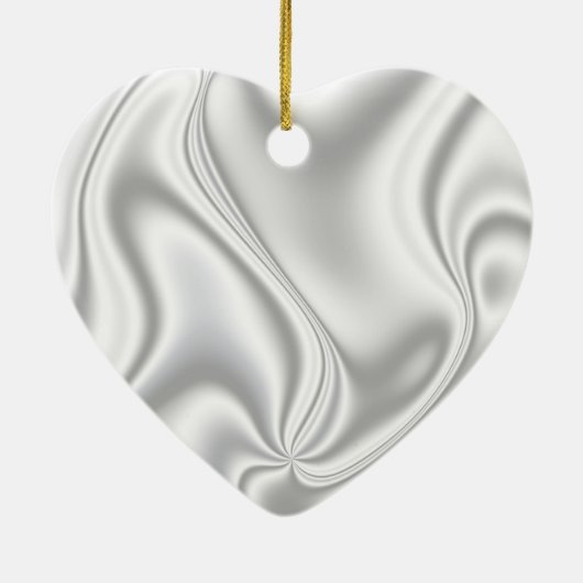 Silver Satin Keramik Ornament (Hinten)