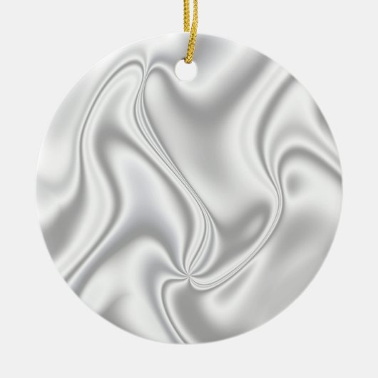Silver Satin Keramikornament (Vorne)