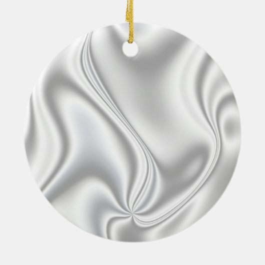 Silver Satin Keramikornament (Hinten)